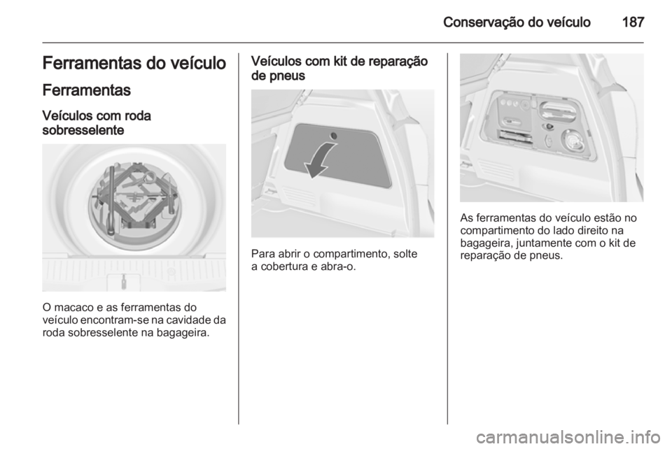 OPEL MERIVA 2012  Manual de Instruções (in Portugues) 