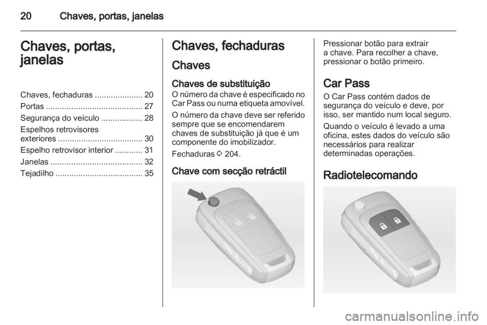 OPEL MERIVA 2012  Manual de Instruções (in Portugues) 
