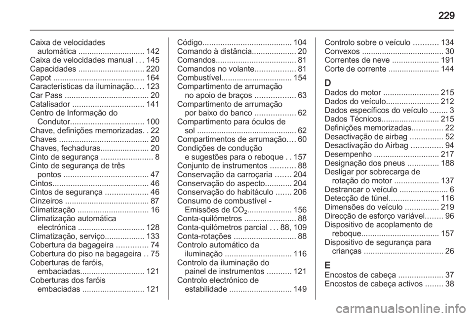 OPEL MERIVA 2012  Manual de Instruções (in Portugues) 