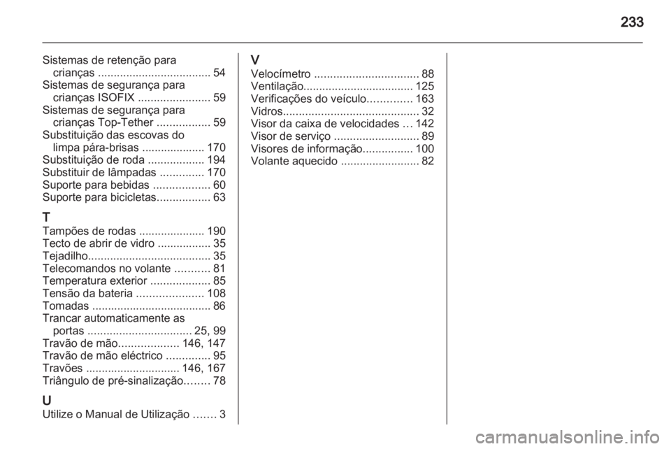 OPEL MERIVA 2012  Manual de Instruções (in Portugues) 