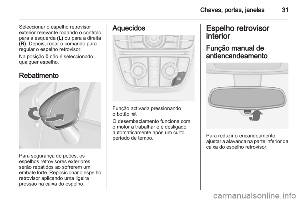 OPEL MERIVA 2012  Manual de Instruções (in Portugues) 