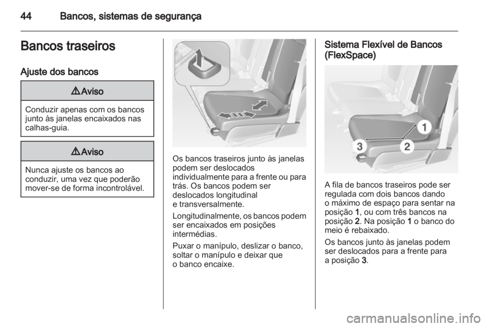 OPEL MERIVA 2012  Manual de Instruções (in Portugues) 
