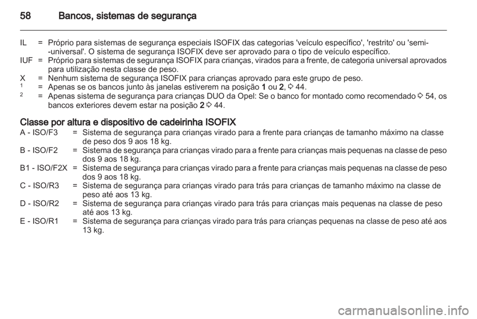 OPEL MERIVA 2012  Manual de Instruções (in Portugues) 