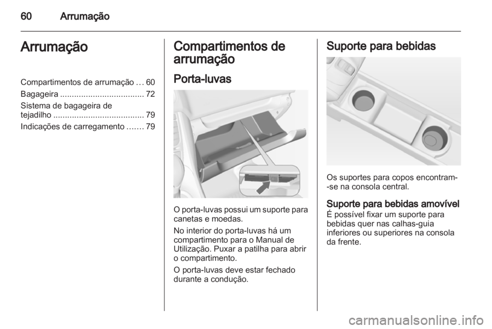 OPEL MERIVA 2012  Manual de Instruções (in Portugues) 