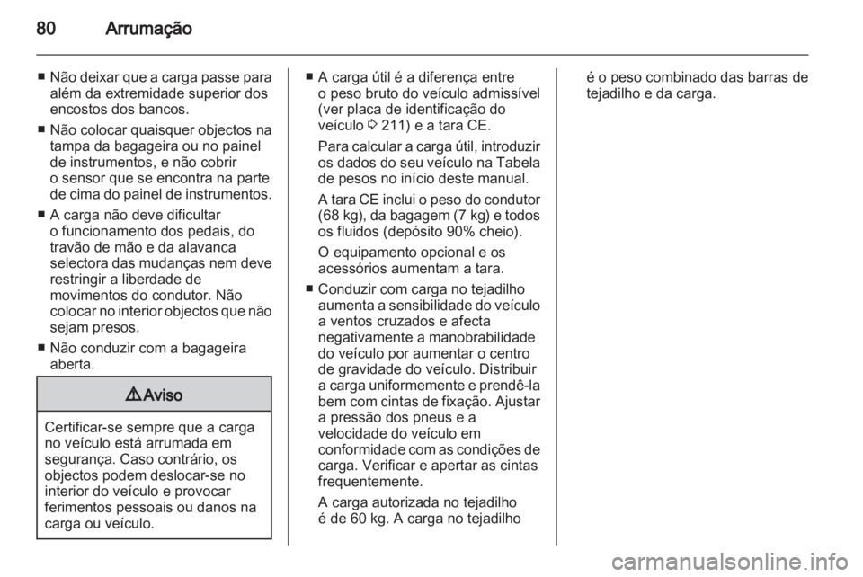 OPEL MERIVA 2012  Manual de Instruções (in Portugues) 