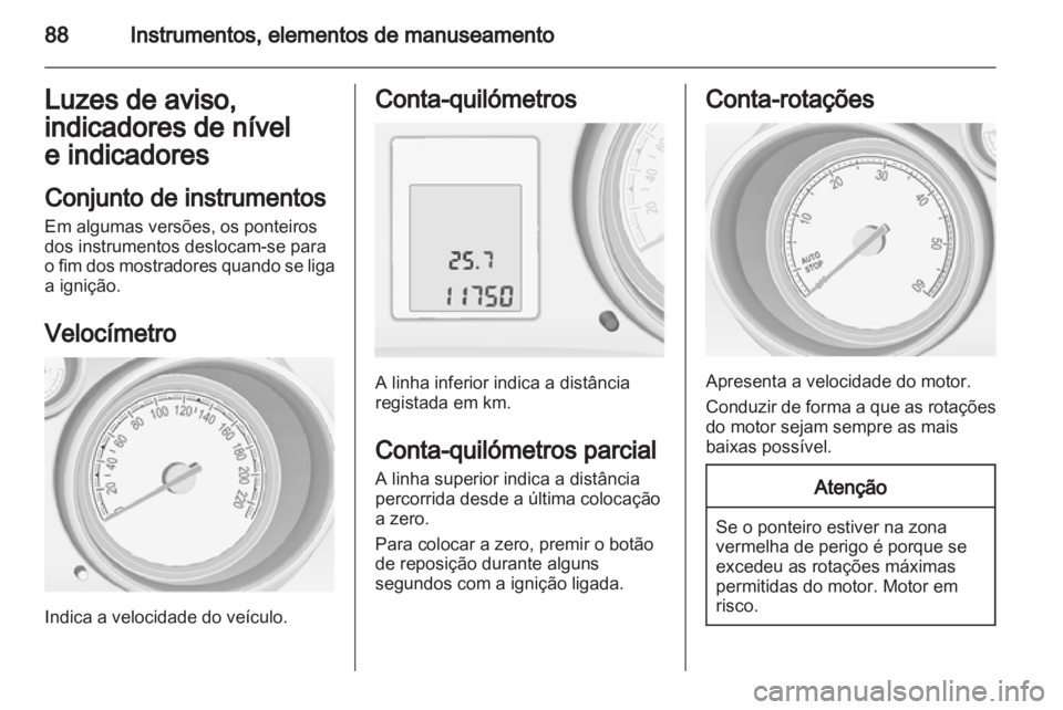OPEL MERIVA 2012  Manual de Instruções (in Portugues) 