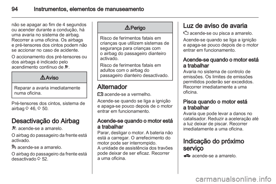 OPEL MERIVA 2012  Manual de Instruções (in Portugues) 