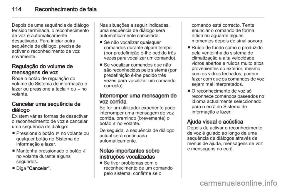 OPEL MERIVA 2012.5  Manual de Informação e Lazer (in Portugues) 