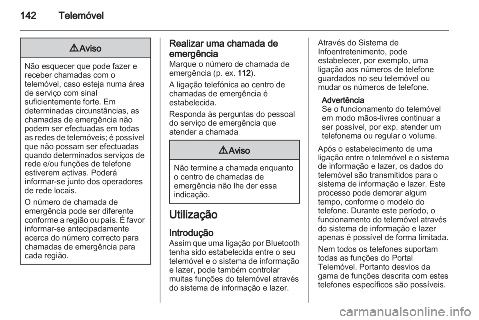 OPEL MERIVA 2012.5  Manual de Informação e Lazer (in Portugues) 
