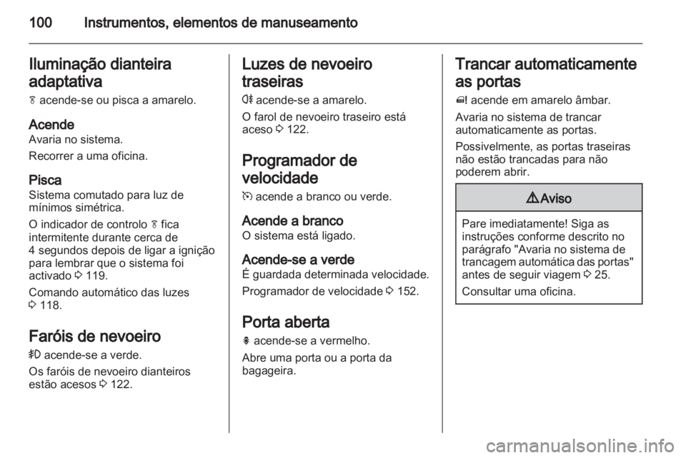 OPEL MERIVA 2012.5  Manual de Instruções (in Portugues) 