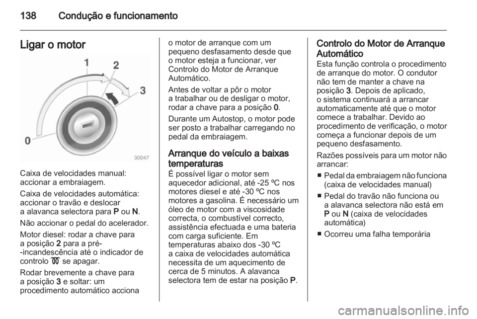 OPEL MERIVA 2012.5  Manual de Instruções (in Portugues) 
