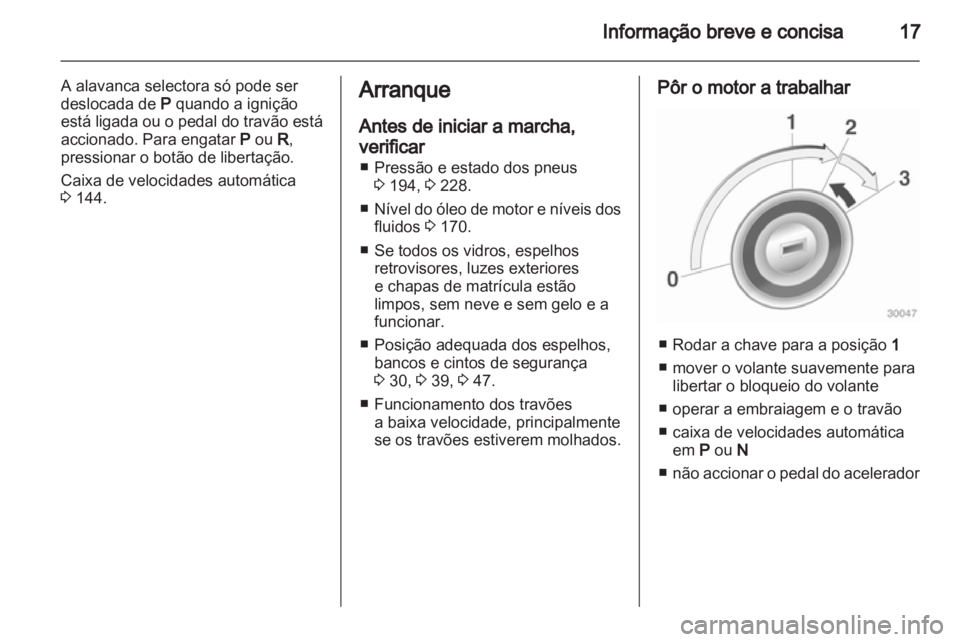 OPEL MERIVA 2012.5  Manual de Instruções (in Portugues) 