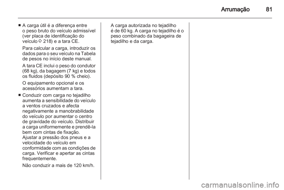 OPEL MERIVA 2012.5  Manual de Instruções (in Portugues) 