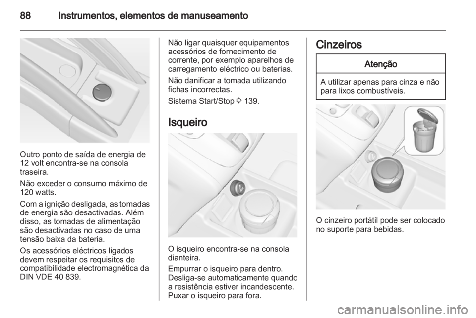 OPEL MERIVA 2012.5  Manual de Instruções (in Portugues) 