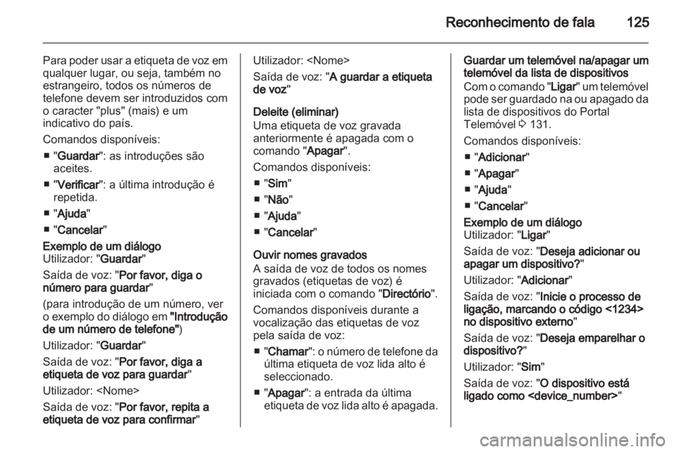 OPEL MERIVA 2013  Manual de Informação e Lazer (in Portugues) 