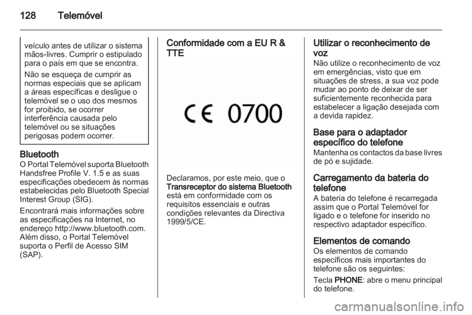 OPEL MERIVA 2013  Manual de Informação e Lazer (in Portugues) 