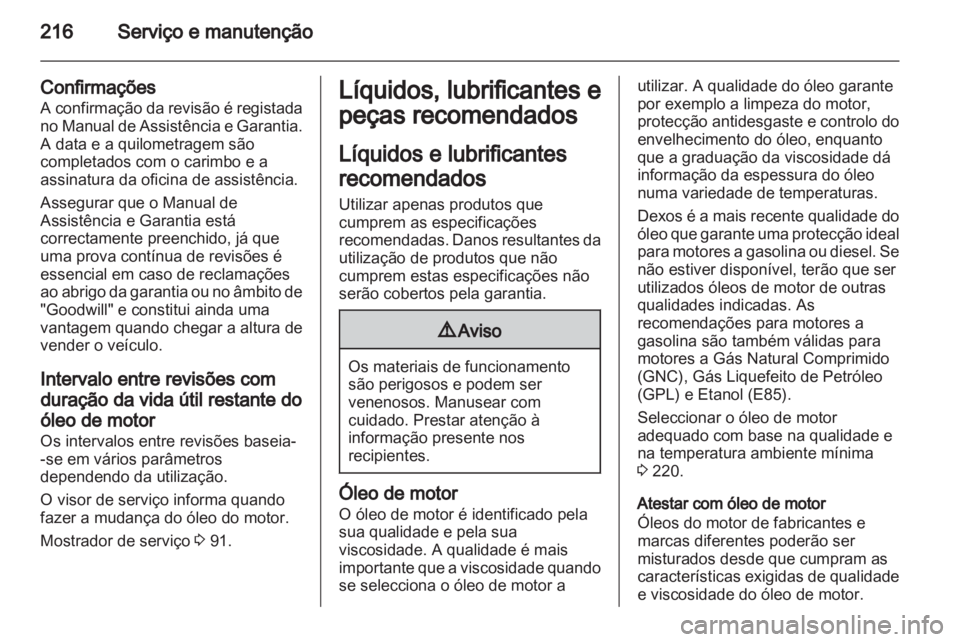 OPEL MERIVA 2013  Manual de Instruções (in Portugues) 