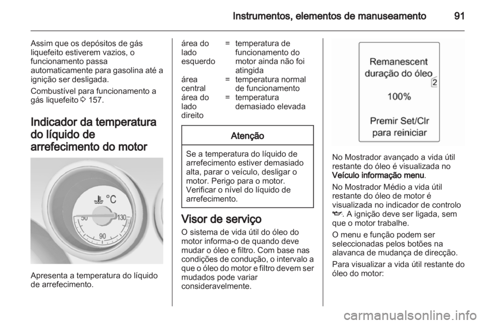 OPEL MERIVA 2013  Manual de Instruções (in Portugues) 
