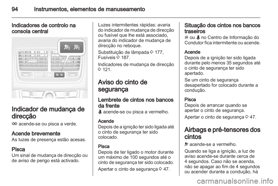 OPEL MERIVA 2013  Manual de Instruções (in Portugues) 