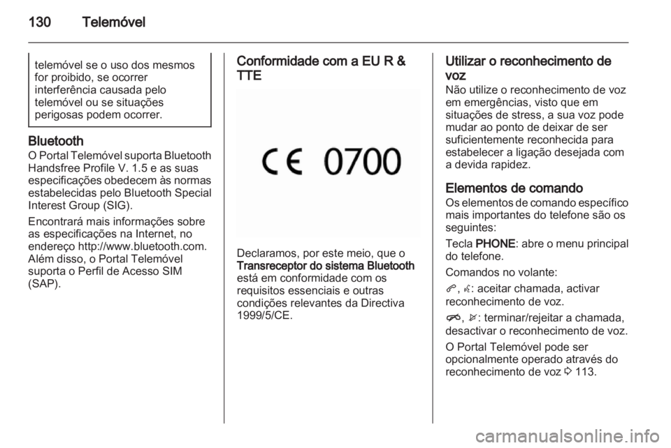 OPEL MERIVA 2013.5  Manual de Informação e Lazer (in Portugues) 