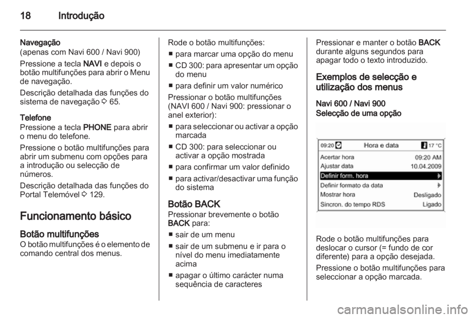 OPEL MERIVA 2013.5  Manual de Informação e Lazer (in Portugues) 