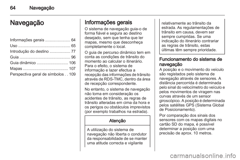 OPEL MERIVA 2013.5  Manual de Informação e Lazer (in Portugues) 