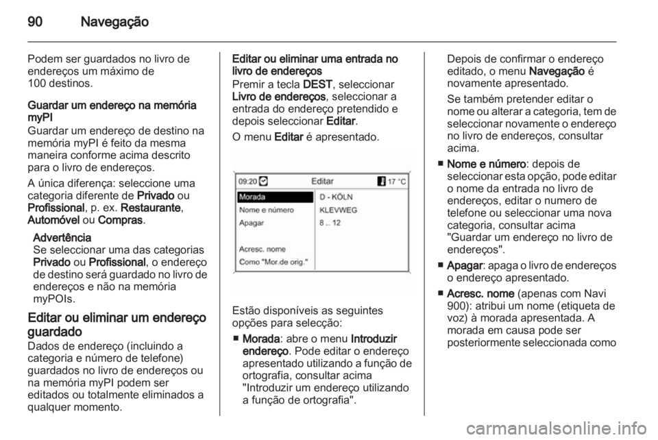 OPEL MERIVA 2013.5  Manual de Informação e Lazer (in Portugues) 