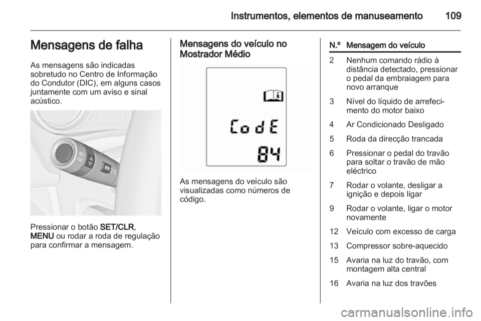 OPEL MERIVA 2013.5  Manual de Instruções (in Portugues) 