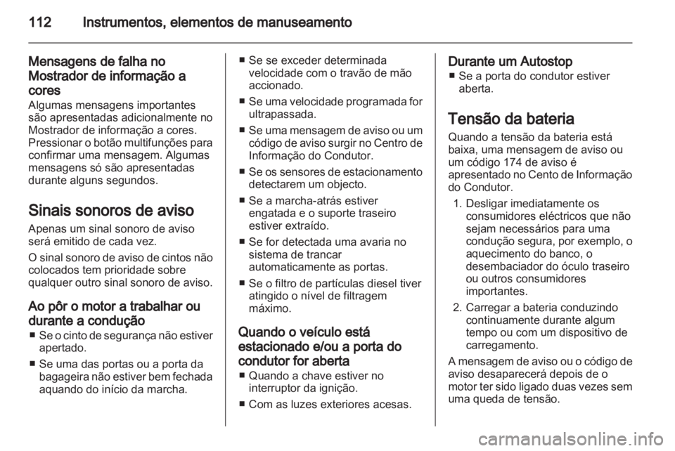 OPEL MERIVA 2013.5  Manual de Instruções (in Portugues) 