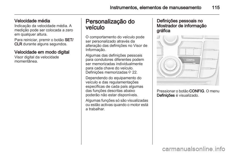 OPEL MERIVA 2013.5  Manual de Instruções (in Portugues) 