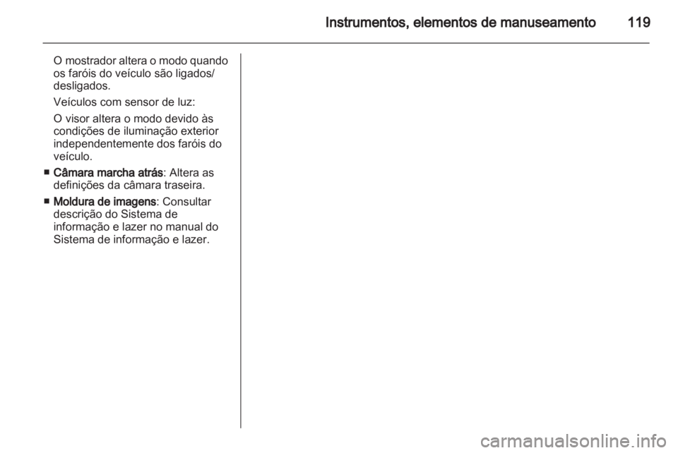 OPEL MERIVA 2013.5  Manual de Instruções (in Portugues) 