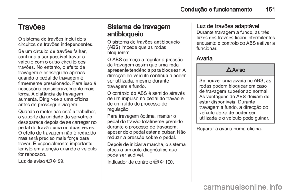 OPEL MERIVA 2013.5  Manual de Instruções (in Portugues) 