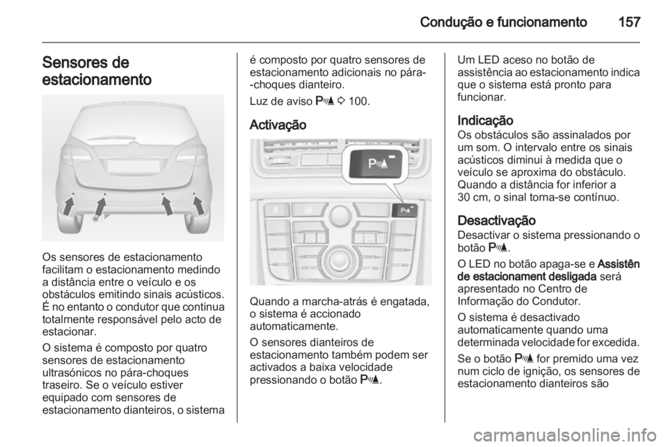 OPEL MERIVA 2013.5  Manual de Instruções (in Portugues) 