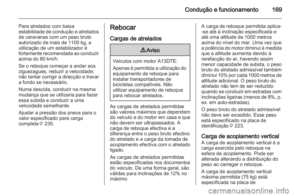 OPEL MERIVA 2013.5  Manual de Instruções (in Portugues) 