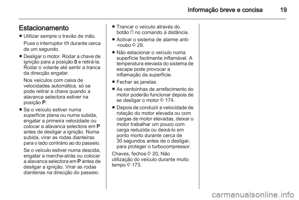 OPEL MERIVA 2013.5  Manual de Instruções (in Portugues) 