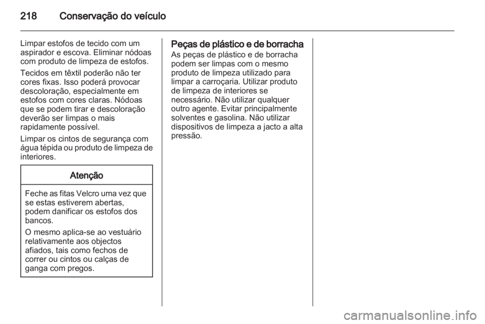 OPEL MERIVA 2013.5  Manual de Instruções (in Portugues) 
