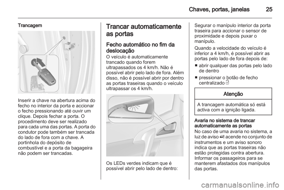 OPEL MERIVA 2013.5  Manual de Instruções (in Portugues) 
