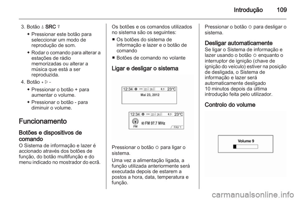 OPEL MOKKA 2013  Manual de Informação e Lazer (in Portugues) 
