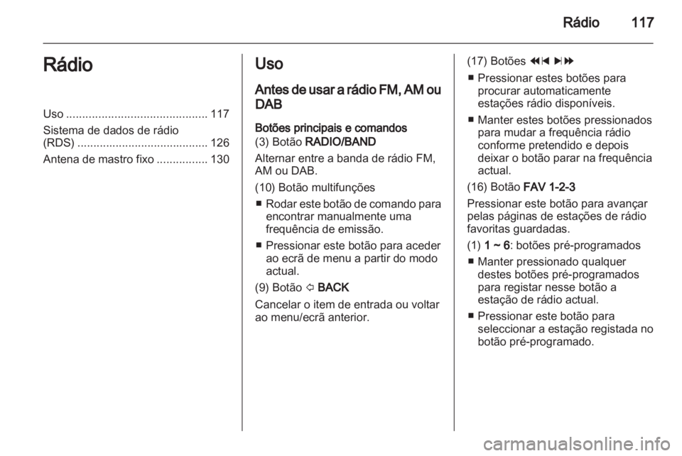 OPEL MOKKA 2013  Manual de Informação e Lazer (in Portugues) 