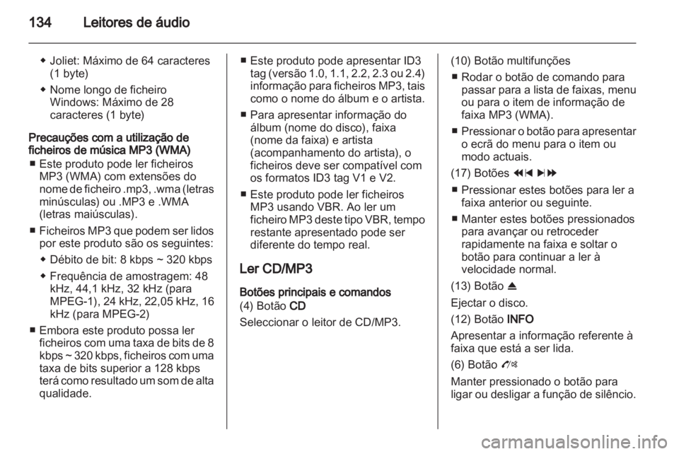 OPEL MOKKA 2013  Manual de Informação e Lazer (in Portugues) 