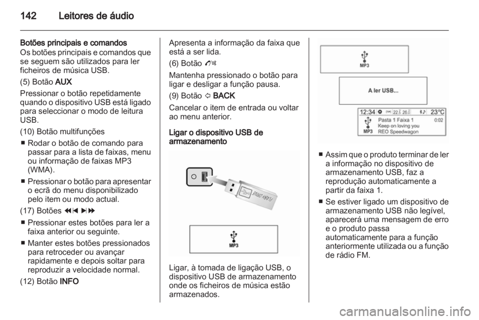 OPEL MOKKA 2013  Manual de Informação e Lazer (in Portugues) 