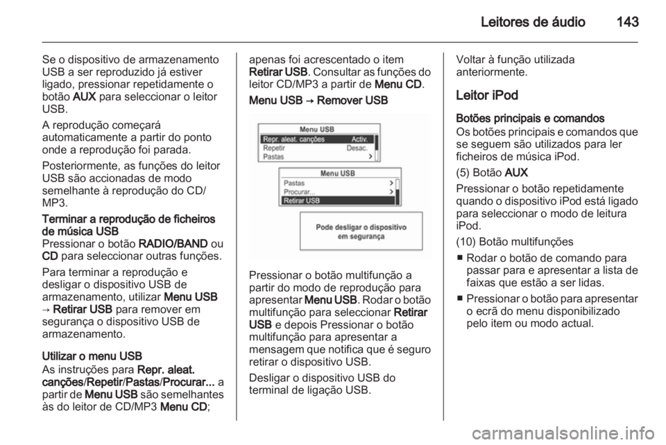 OPEL MOKKA 2013  Manual de Informação e Lazer (in Portugues) 