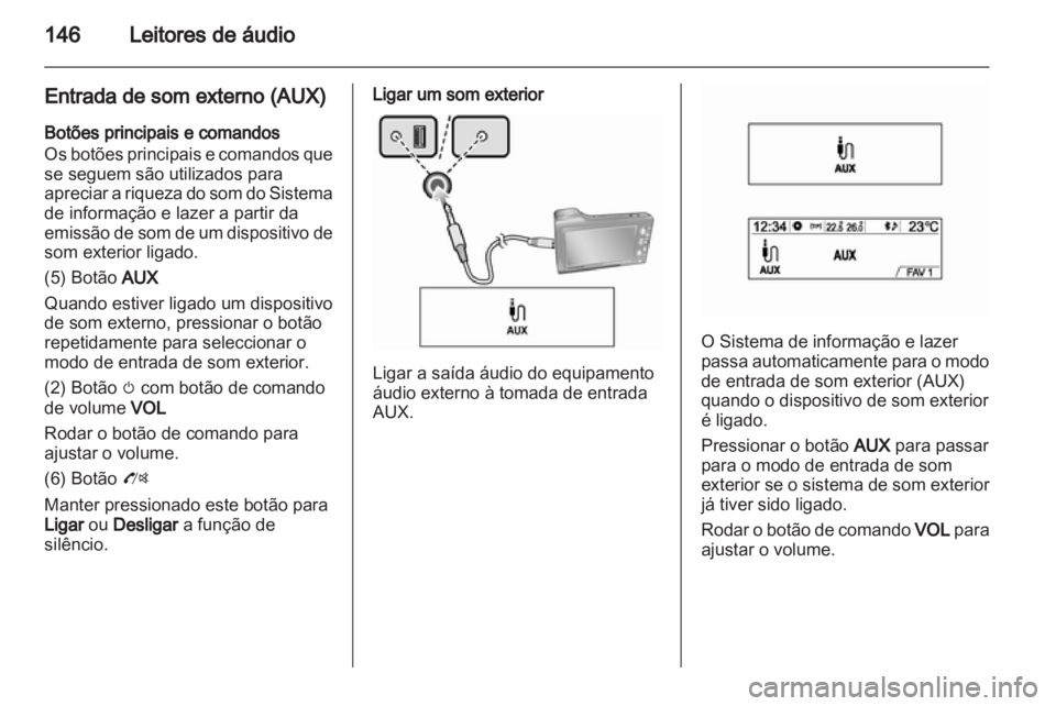 OPEL MOKKA 2013  Manual de Informação e Lazer (in Portugues) 