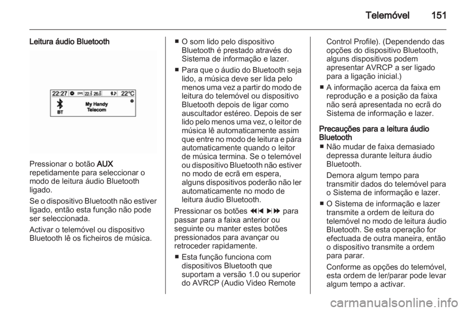 OPEL MOKKA 2013  Manual de Informação e Lazer (in Portugues) 