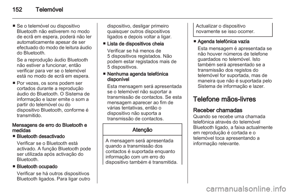 OPEL MOKKA 2013  Manual de Informação e Lazer (in Portugues) 