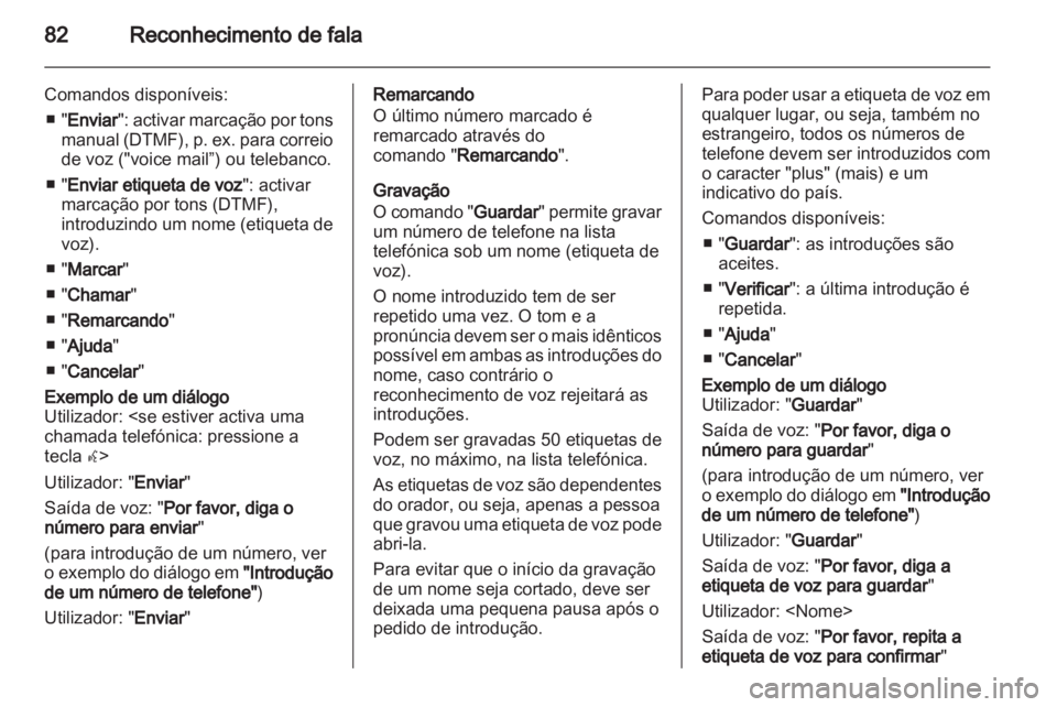 OPEL MOKKA 2013  Manual de Informação e Lazer (in Portugues) 