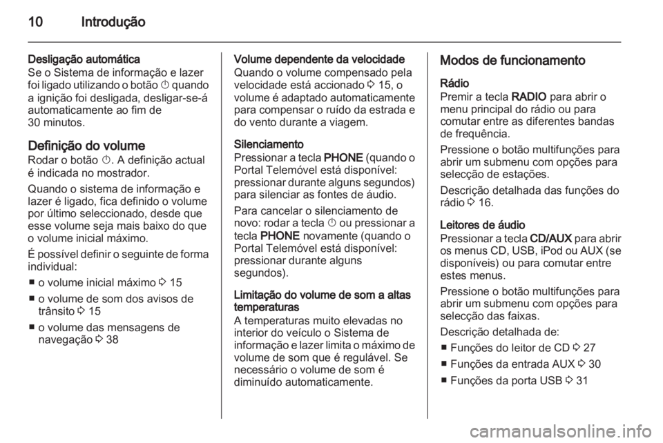 OPEL MOKKA 2013  Manual de Informação e Lazer (in Portugues) 