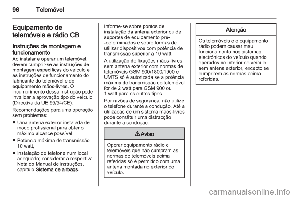 OPEL MOKKA 2013  Manual de Informação e Lazer (in Portugues) 