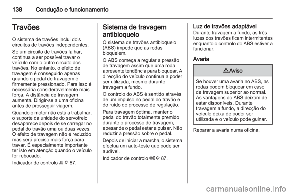 OPEL MOKKA 2013  Manual de Instruções (in Portugues) 