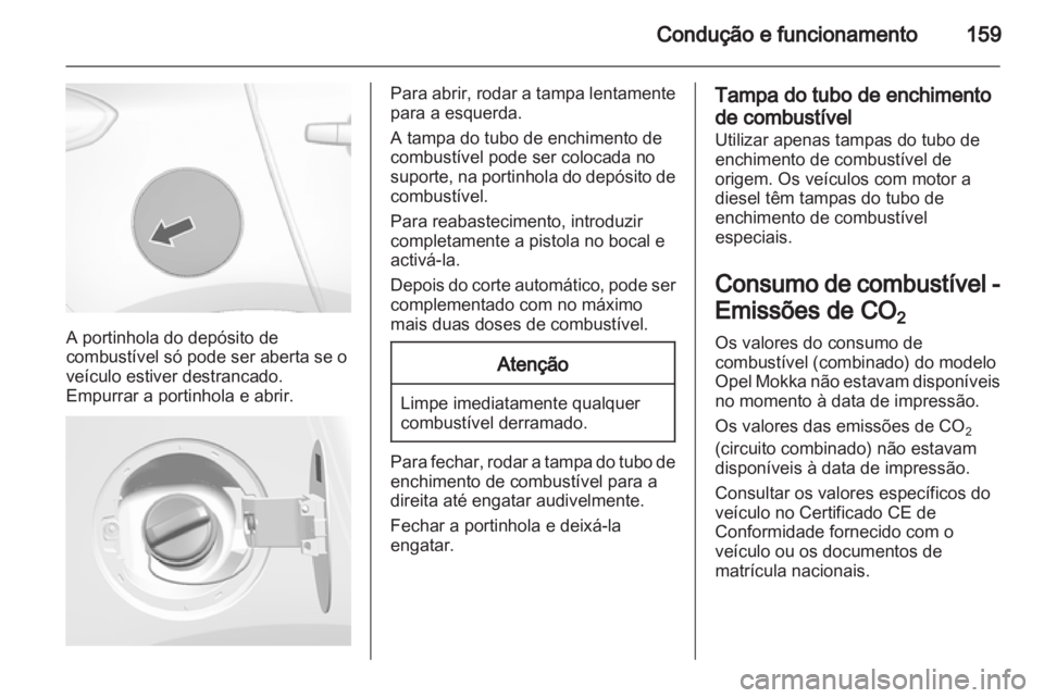 OPEL MOKKA 2013  Manual de Instruções (in Portugues) 